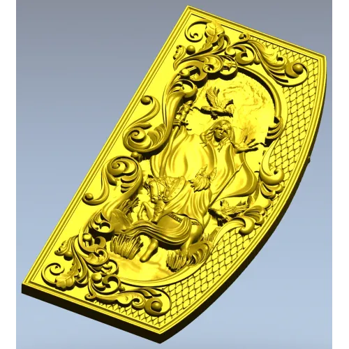 Prophecy of the Vlva - high-relief decorative panel STL