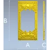 Heraldic Woven Frame - STL 3D model for CNC milling
