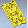 Панель с Гербом Российской Федерации - барочный рельеф в формате STL
