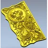 Russian Coat of Arms Panel STL - decorative relief for CNC