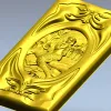 Резная панель "Русалка" - 3D модель STL для ЧПУ