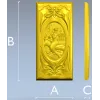 Резная панель "Русалка" - 3D модель STL для ЧПУ