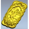 Русалка на камне - 3D модель STL для ЧПУ