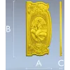 Seaside Nymph Panel - Mermaid Relief STL for CNC