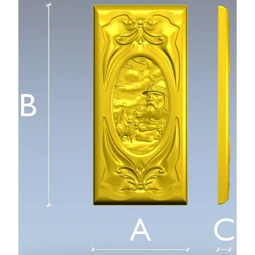 Ruslan Relief Panel - STL 3D Model for CNC