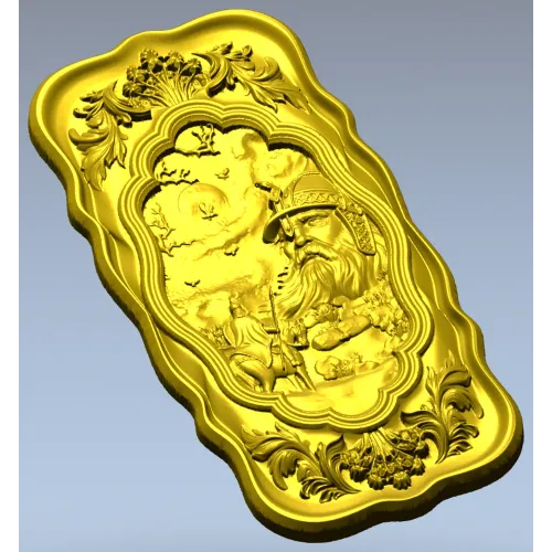 Барельеф Руслан - 3D модель STL для ЧПУ