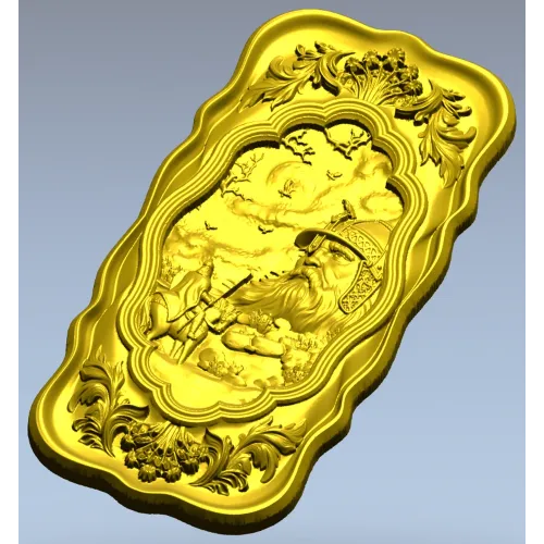 Барельеф Руслан - 3D модель STL для ЧПУ
