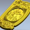 3D модель STL "Княжеский рубеж" - панель с боевой сценой для ЧПУ