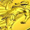 Щитоносец - декоративное панно в формате STL для ЧПУ