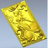 Grecian Muse decorative panel - STL 3D model for CNC