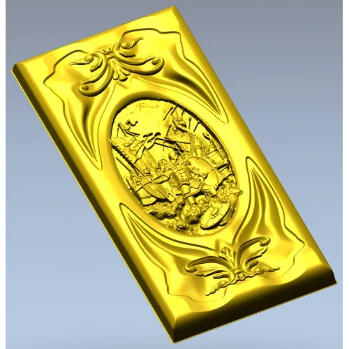 Рельеф "Святослав" - 3D STL модель для ЧПУ