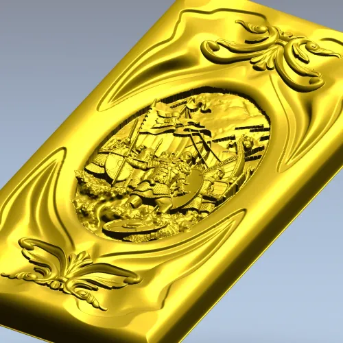 Рельеф "Святослав" - 3D STL модель для ЧПУ