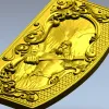 Воин Священного Огня - рельефная 3D модель STL для ЧПУ