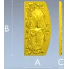 Воин Священного Огня - рельефная 3D модель STL для ЧПУ