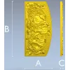 Декоративная панель "Ветроносец Стрибог" - 3D модель STL для ЧПУ