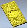 STL модель панели "Тадж-Махал" для ЧПУ