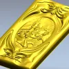 High-relief Dragon-Slayer Panel - STL 3D model for CNC