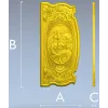 Рельефная панель "Георгий и дракон" - STL для ЧПУ