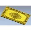 Ornate Floral Medallion Panel STL for CNC Routing