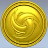 Trinity Swirl Rosette - 3D model STL for CNC milling