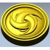 Trinity Swirl Rosette - 3D model STL for CNC milling