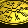 Руническая фишка "Вегвизир" - STL модель для ЧПУ