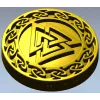 Valknut Medallion - STL 3D model for CNC milling