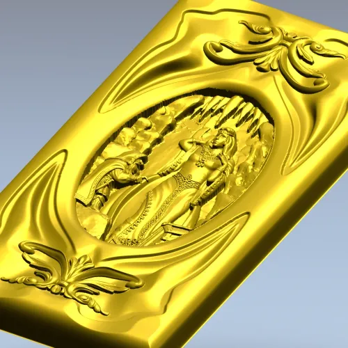 Фрейя в гроте - детализированная 3D модель STL для ЧПУ