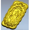 Рельефное панно "Фрея и гном" - 3D модель STL для ЧПУ