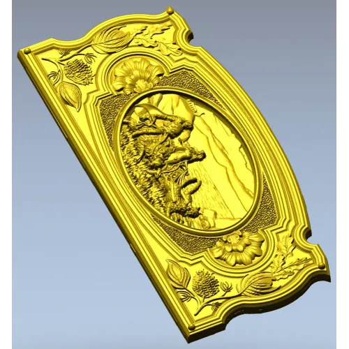Фрея на кошках - 3D панно STL для ЧПУ