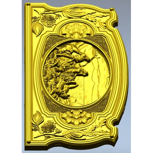 Фрея на кошках - 3D панно STL для ЧПУ