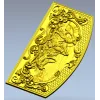 Фрея на кошках - stl модель рельефной панели для ЧПУ