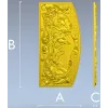 Фрея на кошках - stl модель рельефной панели для ЧПУ