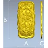 Чернобог - рельефная панель в барочном стиле (STL для ЧПУ)