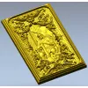 Рельефная 3D модель "Яра" для ЧПУ - панель в барочном стиле (STL)