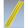 Classical Rosette Baguette - STL 3D model for CNC