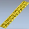 Classical Rosette Baguette - STL 3D model for CNC