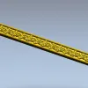 Рельефный багет в стиле ренессанс - 3D модель STL для ЧПУ