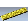 Багет с акантовым орнаментом - 3D модель STL для ЧПУ