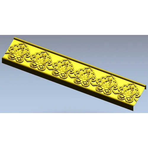 Багет с акантовым орнаментом - 3D модель STL для ЧПУ