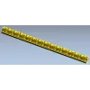 Classic Egg-and-Dart Baguette - STL 3D Model for CNC Milling