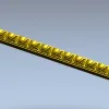 Classic Egg-and-Dart Baguette - STL 3D Model for CNC Milling