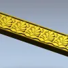 Багет "Листопад" - 3D модель STL для ЧПУ