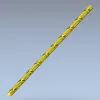 Багет с крестовыми вставками - 3D модель STL для ЧПУ