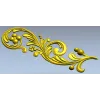 Acanthus Scroll Decorative STL for CNC Carving