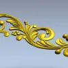 Acanthus Scroll Decorative STL for CNC Carving