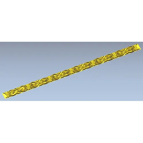 Aurelia Scroll Baguette - STL 3D model for CNC molding