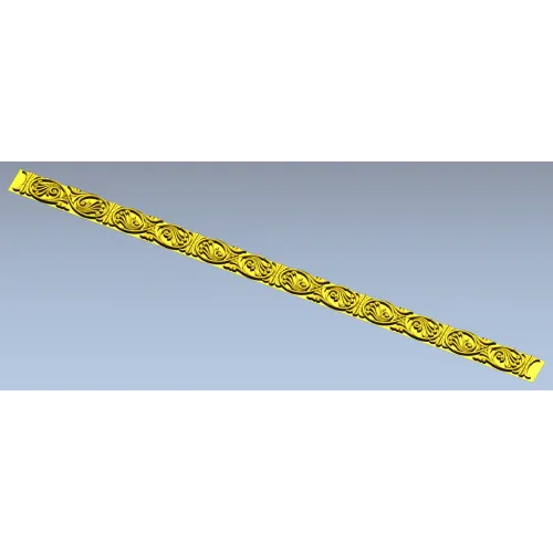 Aurelia Scroll Baguette - STL 3D model for CNC molding