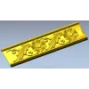 Classic Floral Baguette STL for CNC Carving