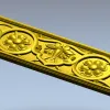 Розеточный багет Романо - 3D модель STL для ЧПУ